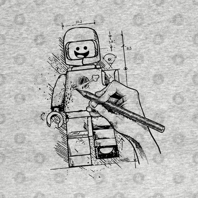 Let's Draw Spaceman by The Brick Dept